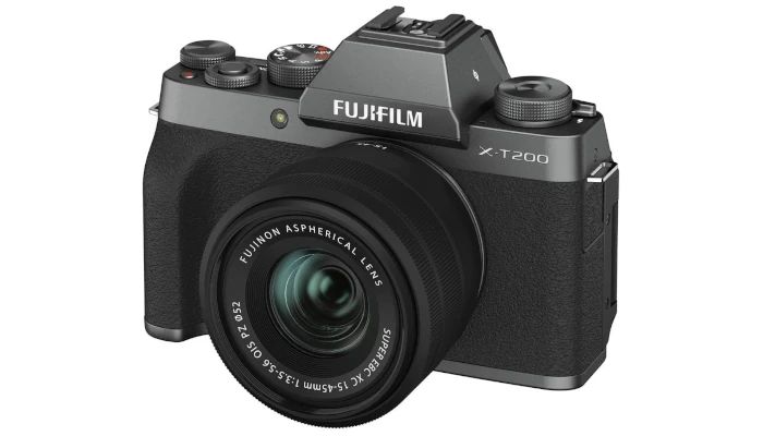 Fujifilm Câmera digital sem espelho X-T200 com kit XC15-45 mm