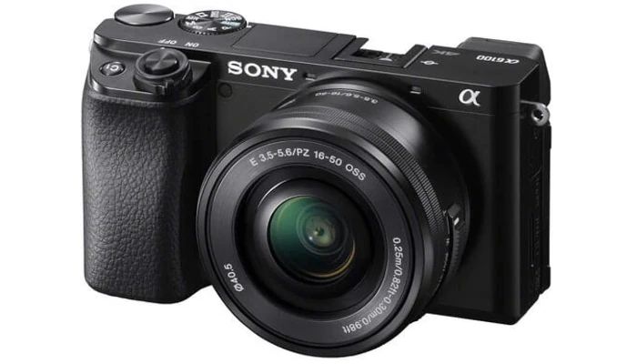 Câmera Sony Alpha A6100 com Lente 16-50mm Mirrorless 4K de 24MP com Sensor APS-C