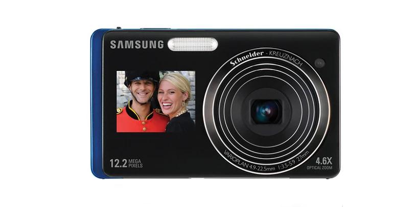 Câmera Fotográfica com Visor Frontal - Samsung DualView TL220