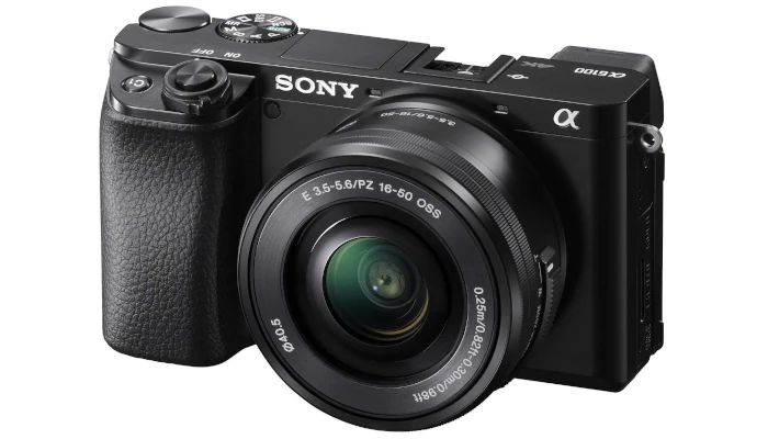 Sony Câmera sem espelho Alpha A6100 com lente de zoom de 16-50 mm