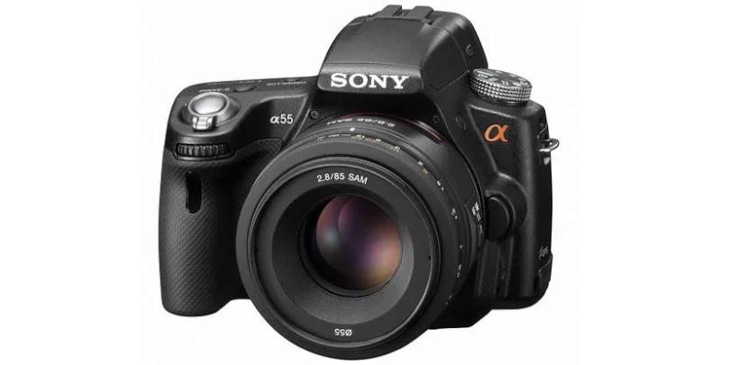 Câmeras Fotográficas Sony Alpha A55 e A33 da Sony Usavam Espelhos Transparentes