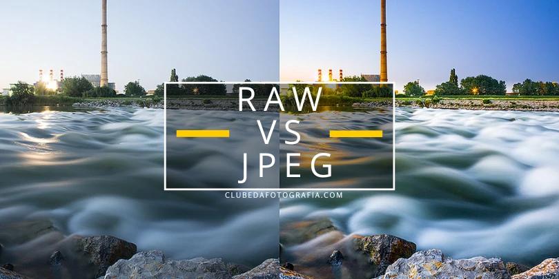 Qual é a diferença entre RAW e JPEG?