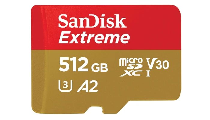 Cartão microSDXC Sandisk UHS-I Extreme 512GB - 190MB/s
