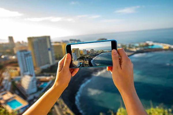 Fotografando o mar com smartphone