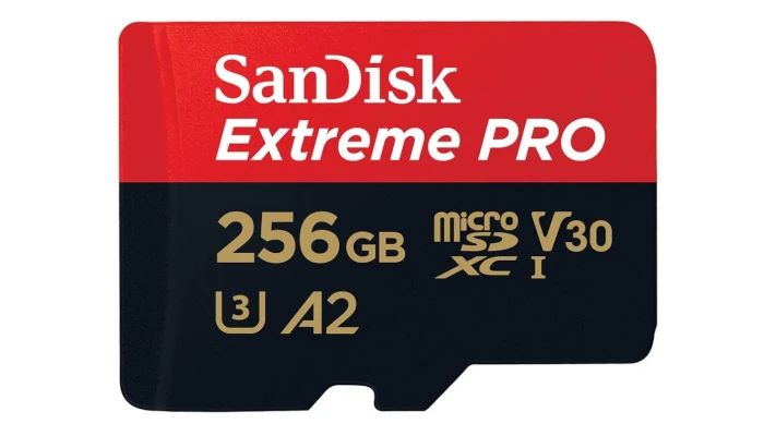 SanDisk Cartão 256GB Extreme PRO® microSD™ UHS-I com adaptador C10, U3, V30, A2, 200MB/s leitura 140MB/s escrita SDSQXCD-256G-GN6MA