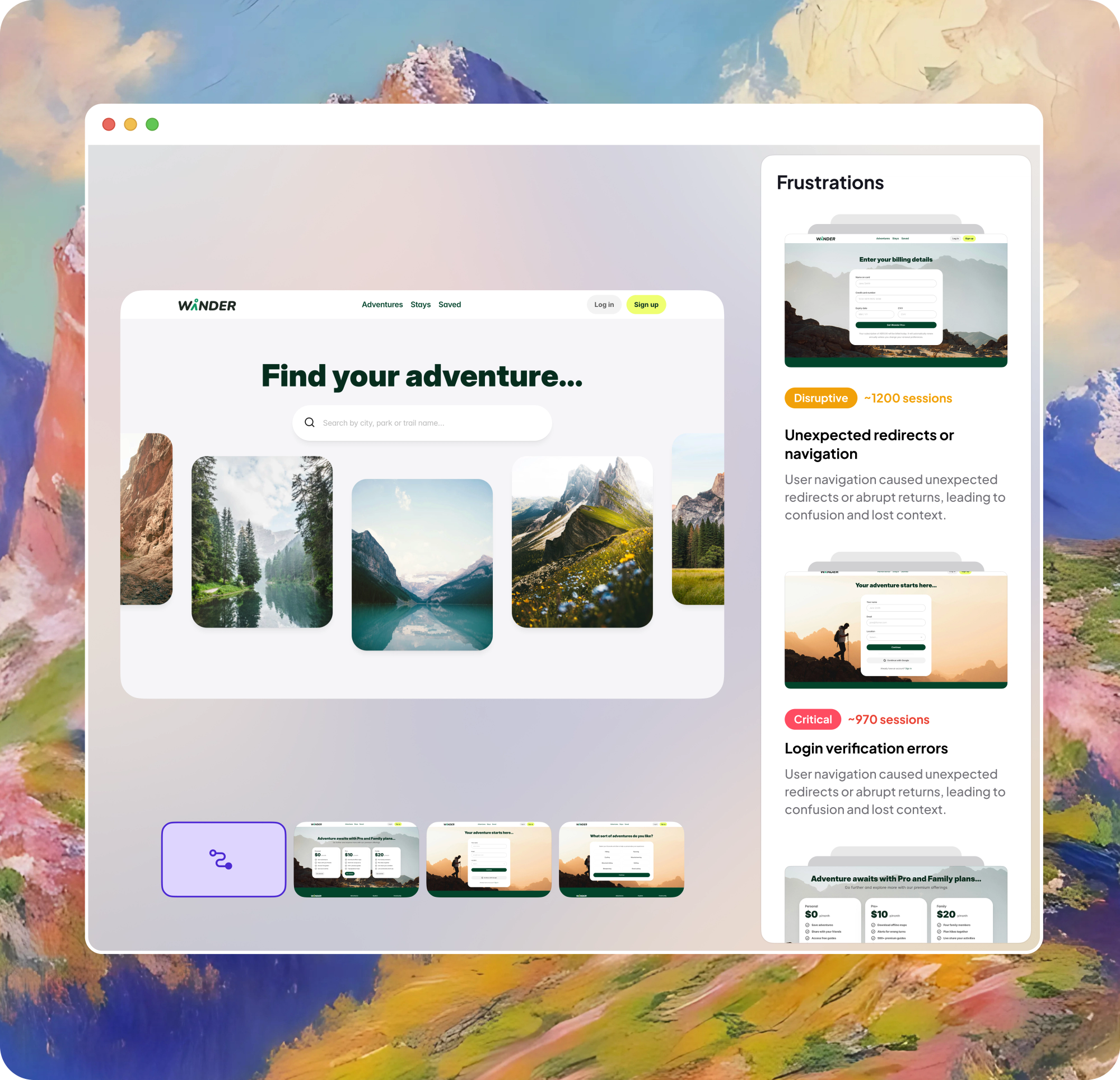 Full journey context