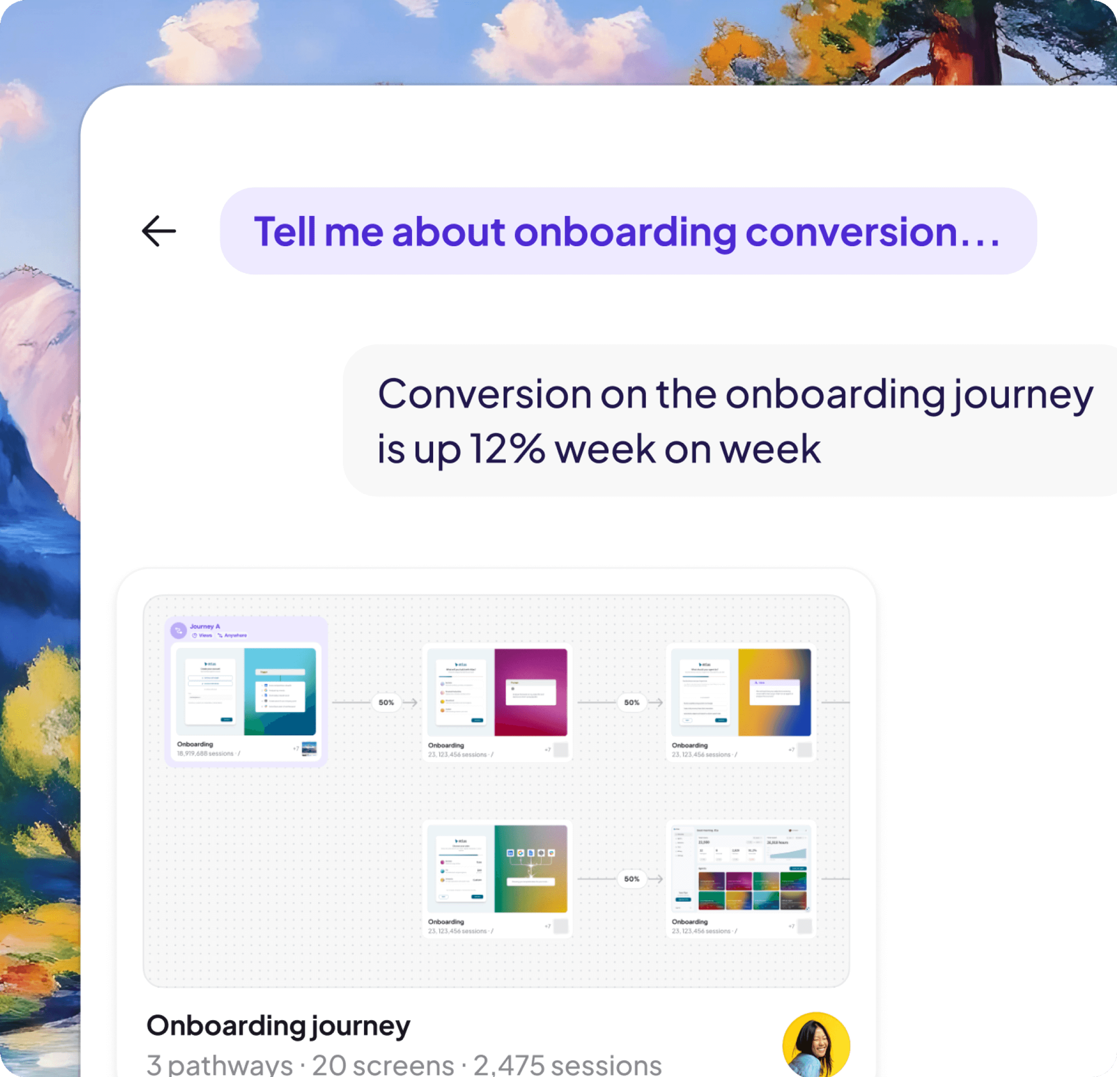 Ask Adora in natural language