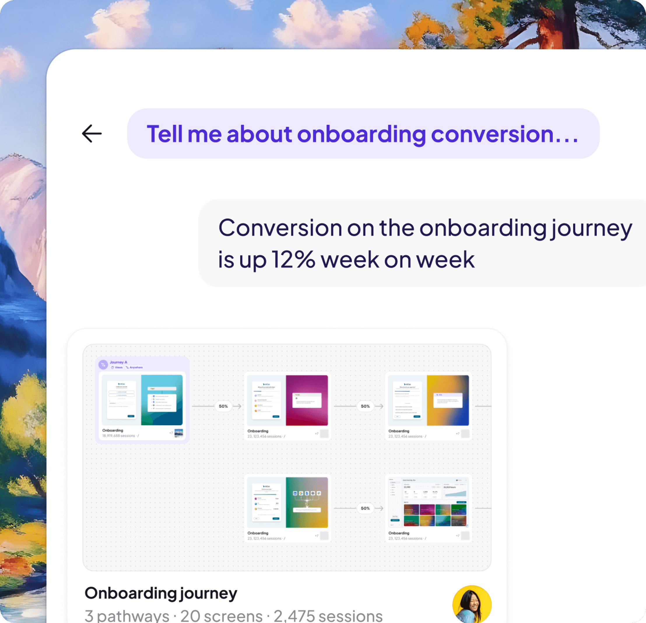 Ask Adora in natural language