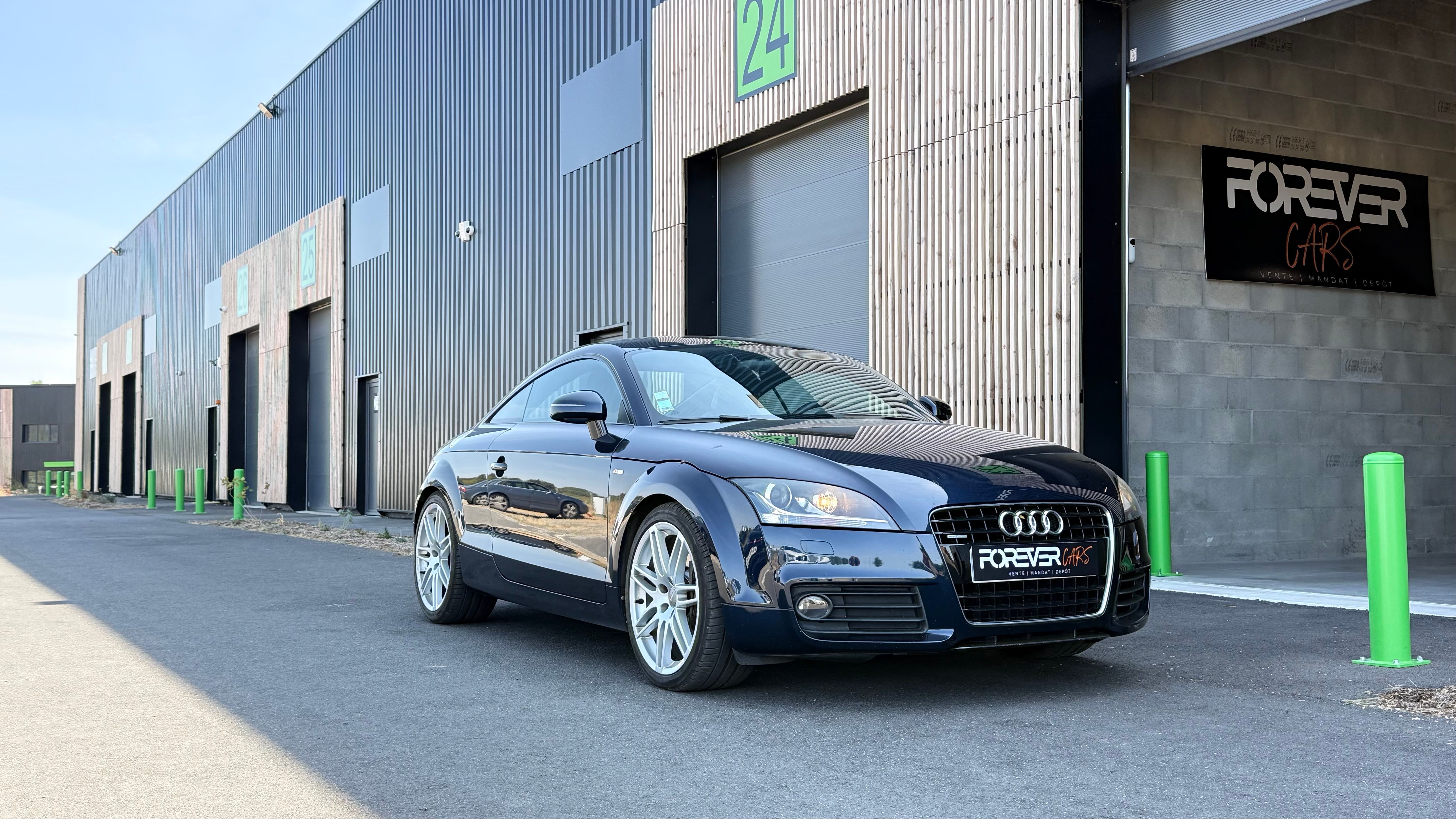 AUDI  TT 3.2 V6 250 BVM6 PACK S-LINE CARBONE - Garantie 6 mois / Quattro / Pack S-line ext / Pack Carbone d'origine / GPS / Full cuir
