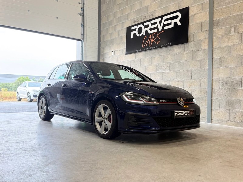 VOLKSWAGEN GOLF GTI 2.0 TSI 230 DSG6 5p - Garantie 6 mois / Siège chauffant / Bleu métallisé / Virtual Cockpit / Phares full LED