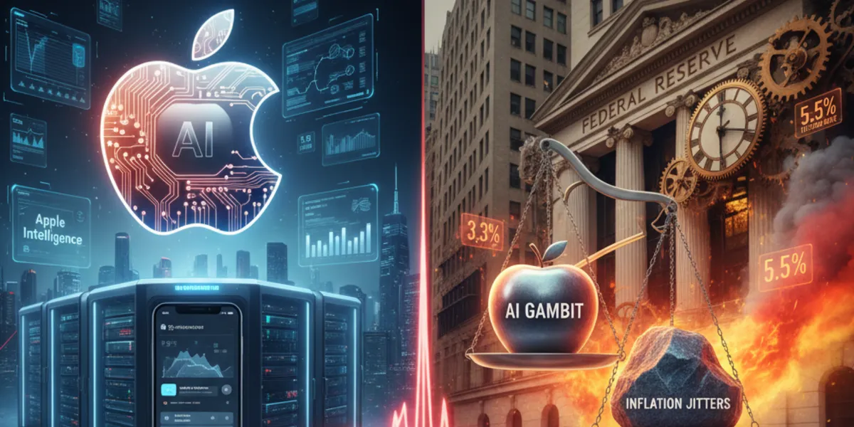 Wall Street's waiting game: Apple's AI gambit meets inflationary jitters
