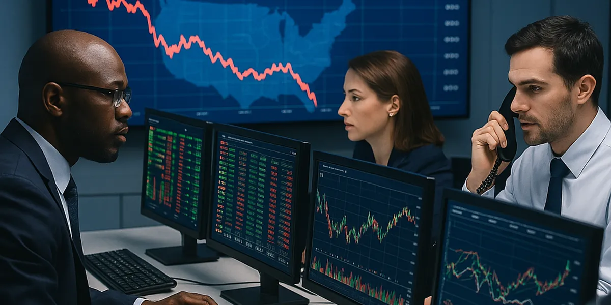 The U.S. stock market plunges amid tariff-induced recession fears