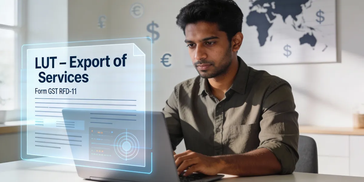 How to file LUT for export of services | GST portal guide 2025
