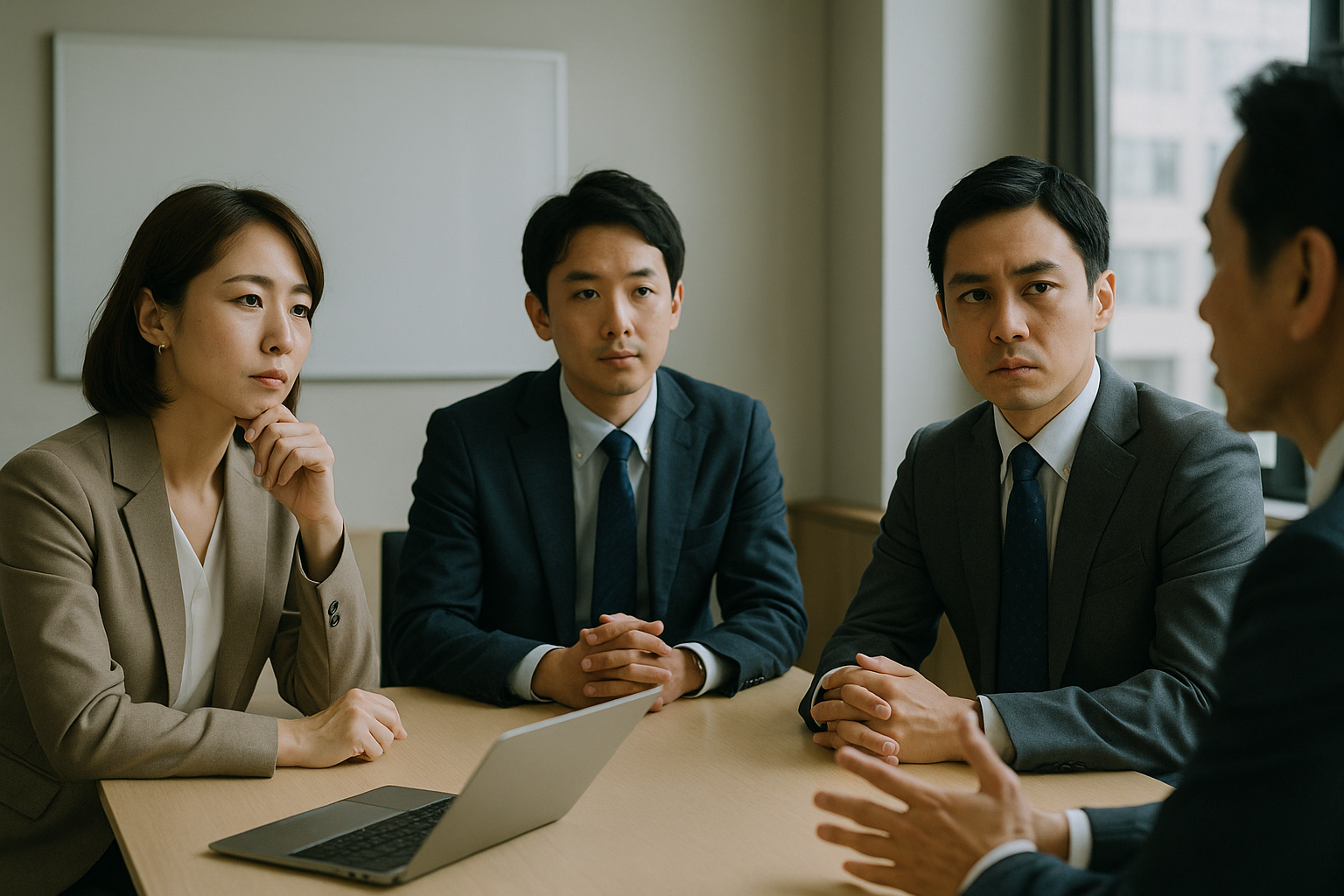 行動変容につながる面談研修の選び方の内容を表すビジネス研修のイメージ
