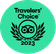 2023 Tripadvisor Travelers' Choice Award