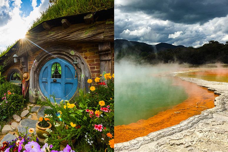 Highlights of the Hobbiton and Rotorua tour with Wai-O-Tapu