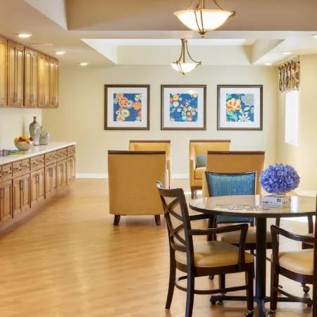 Shared common area at StoneBridge Senior Living