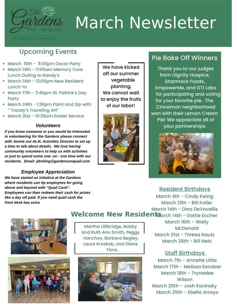 March 2024 Newsletter