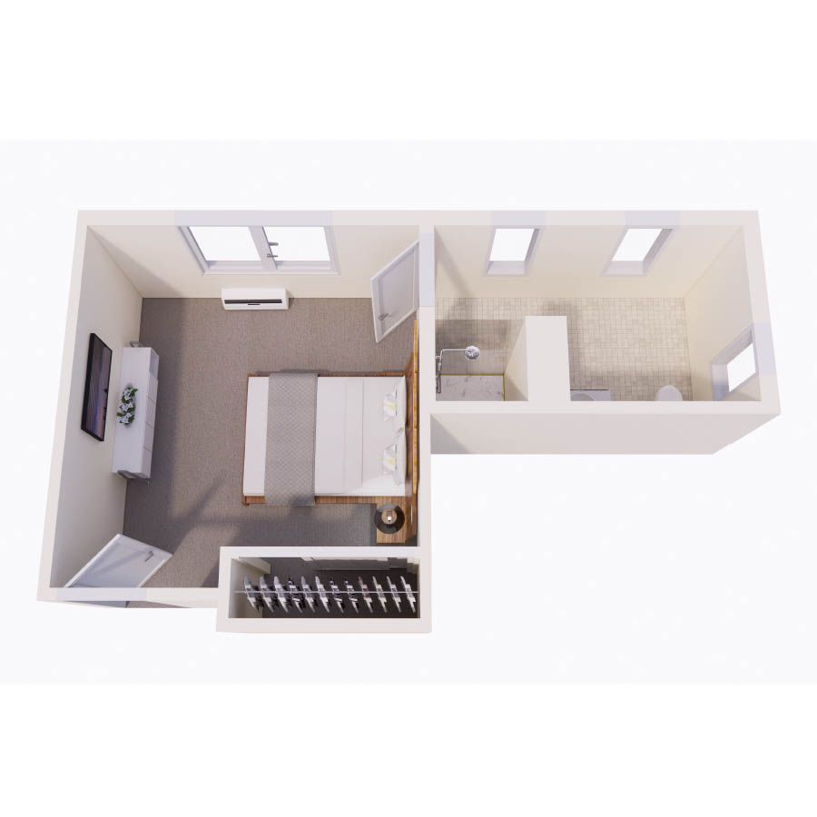 Alternate floor plan layout at Gardens at Columbine