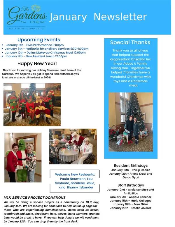 January 2024 Newsletter
