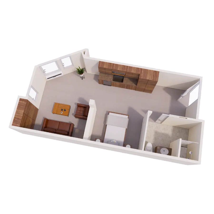 Additional floor plan layout at Gardens on Quail