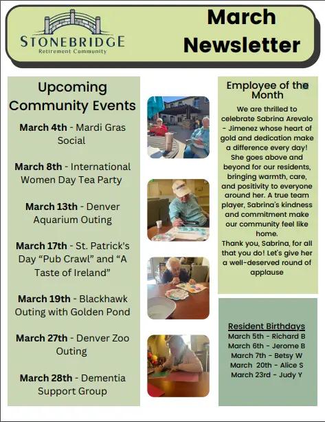 March 25 Newsletter