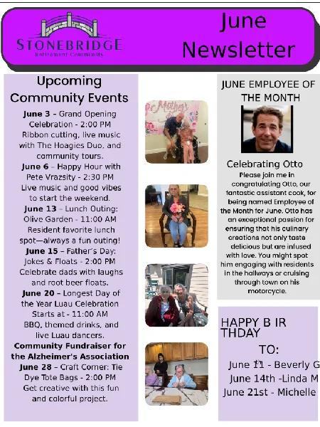 June 25 Newsletter