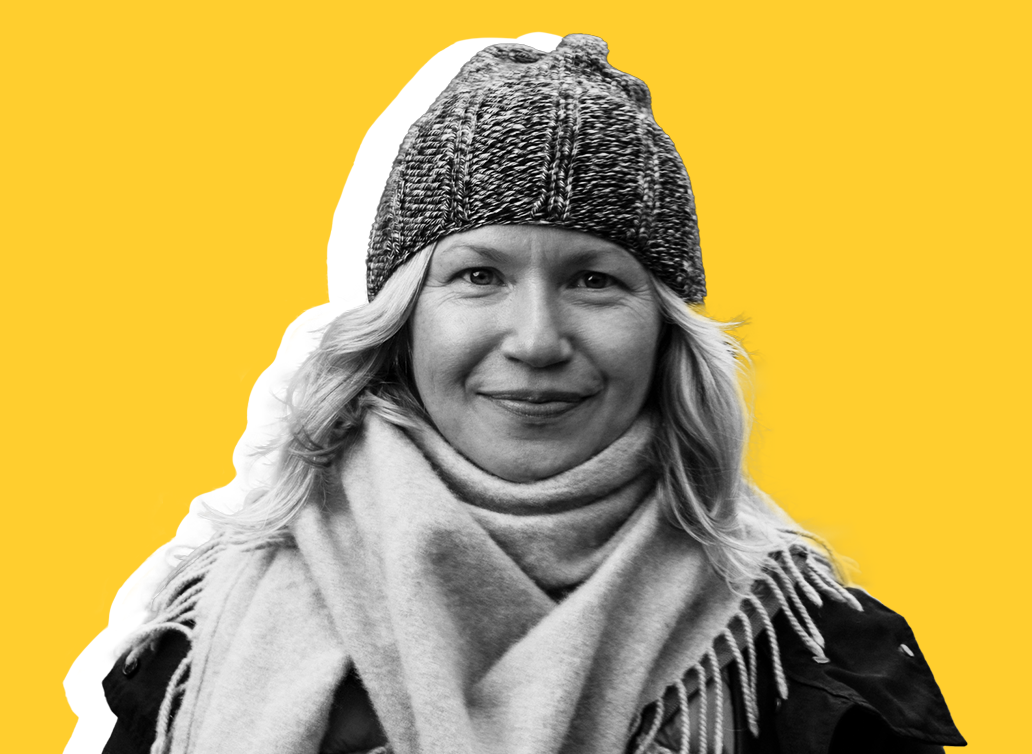 Michelle Buhler photo with yellow background 