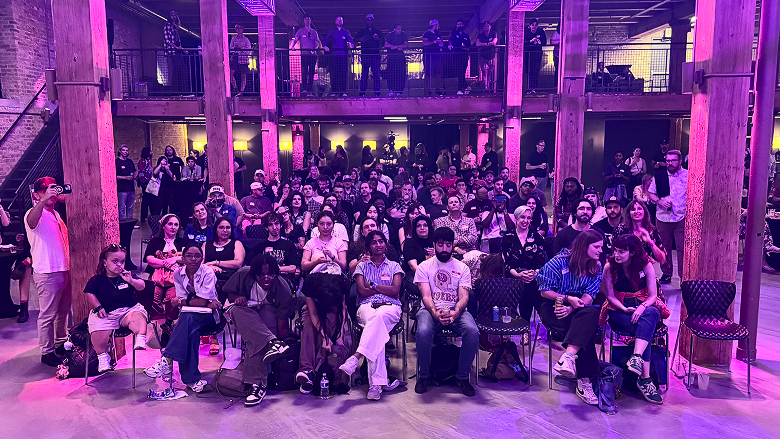 Half rez audience