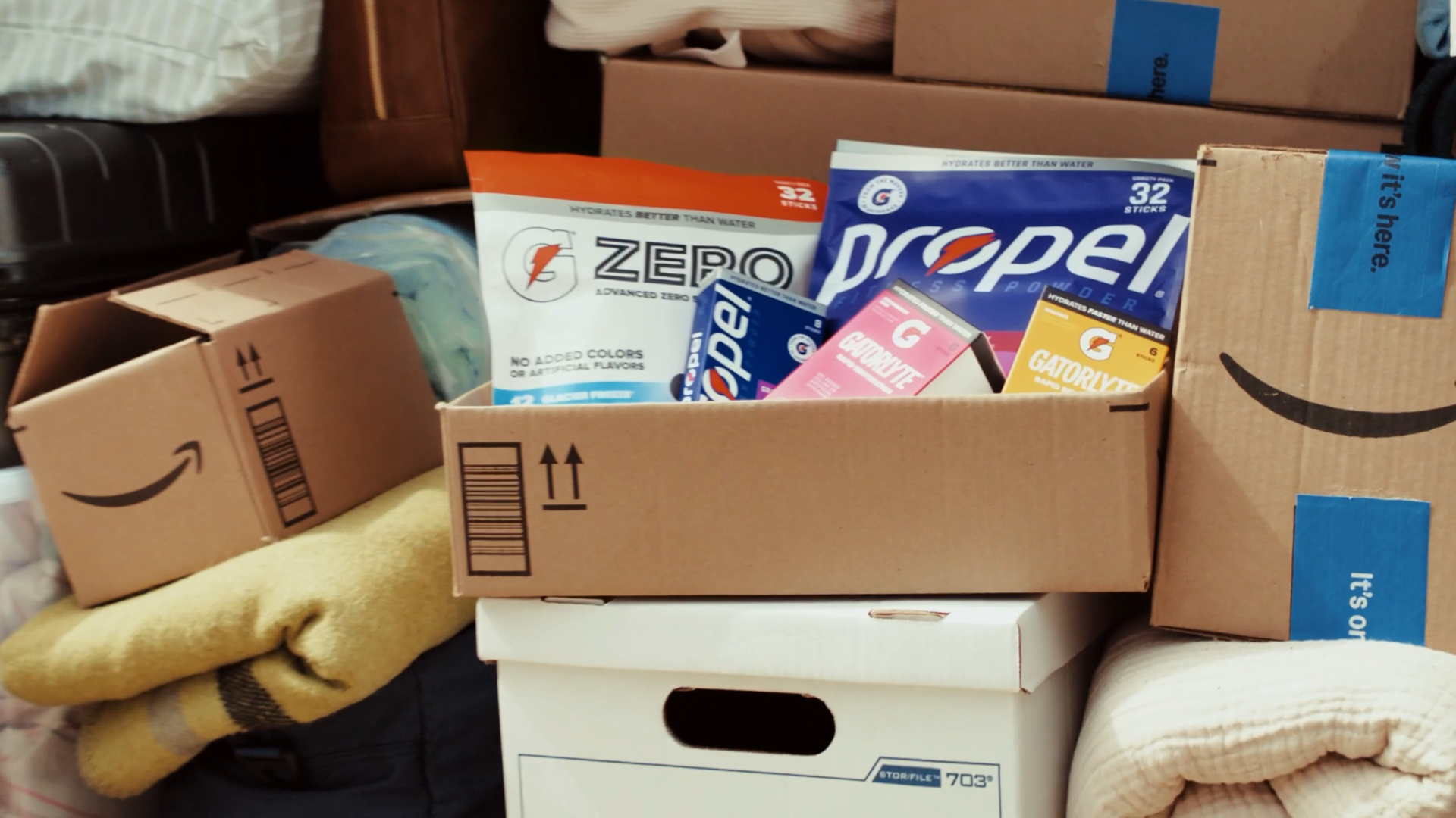 Amazon boxes