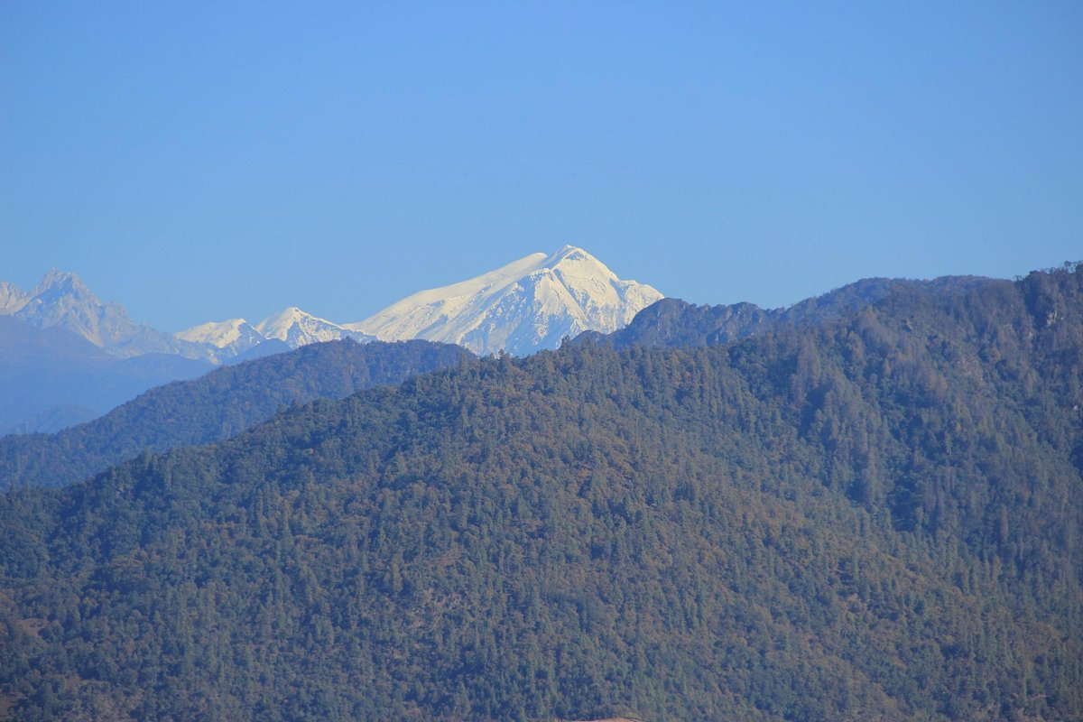 Trekking trail near Gorichen Peak Arunachal Pradesh with Himalayan Mountain views