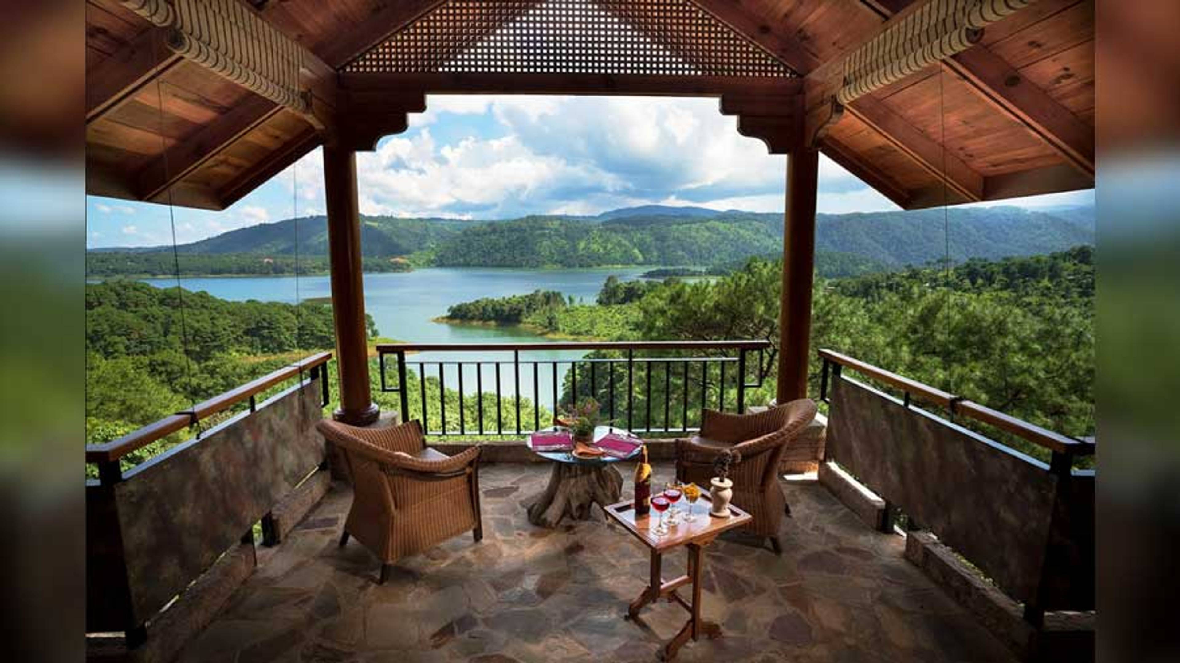 Luxury eco-resort stay in Cherrapunji Meghalaya.]