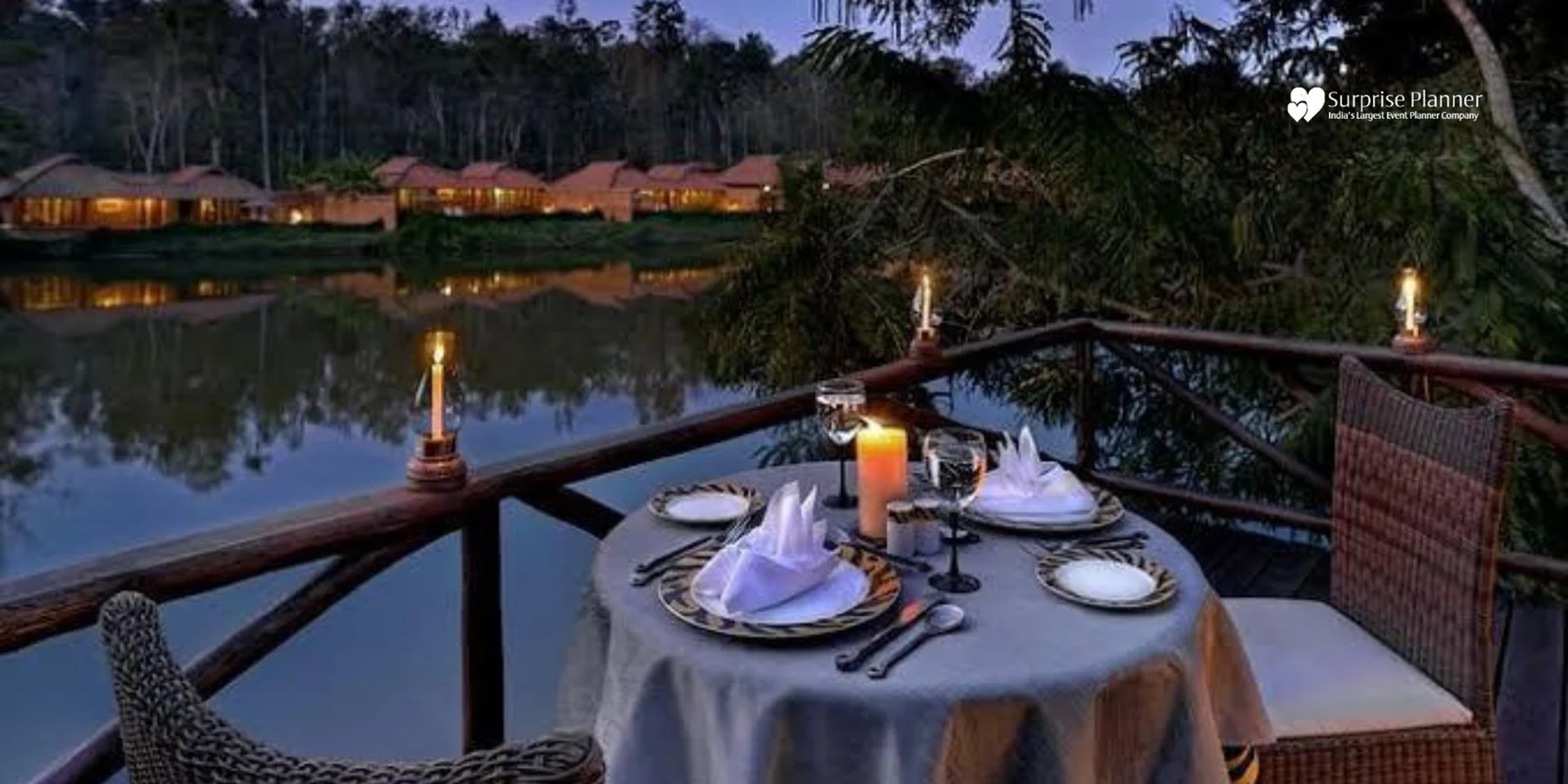 Private romantic dinner setup at a luxury resort in Cherrapunji, Meghalaya.]  The Perfect 7-Day Romantic Itinerary {https://www.google.com/