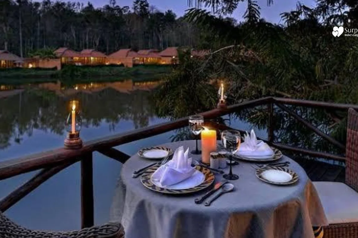 Private romantic dinner setup at a luxury resort in Cherrapunji, Meghalaya.]  The Perfect 7-Day Romantic Itinerary {https://www.google.com/
