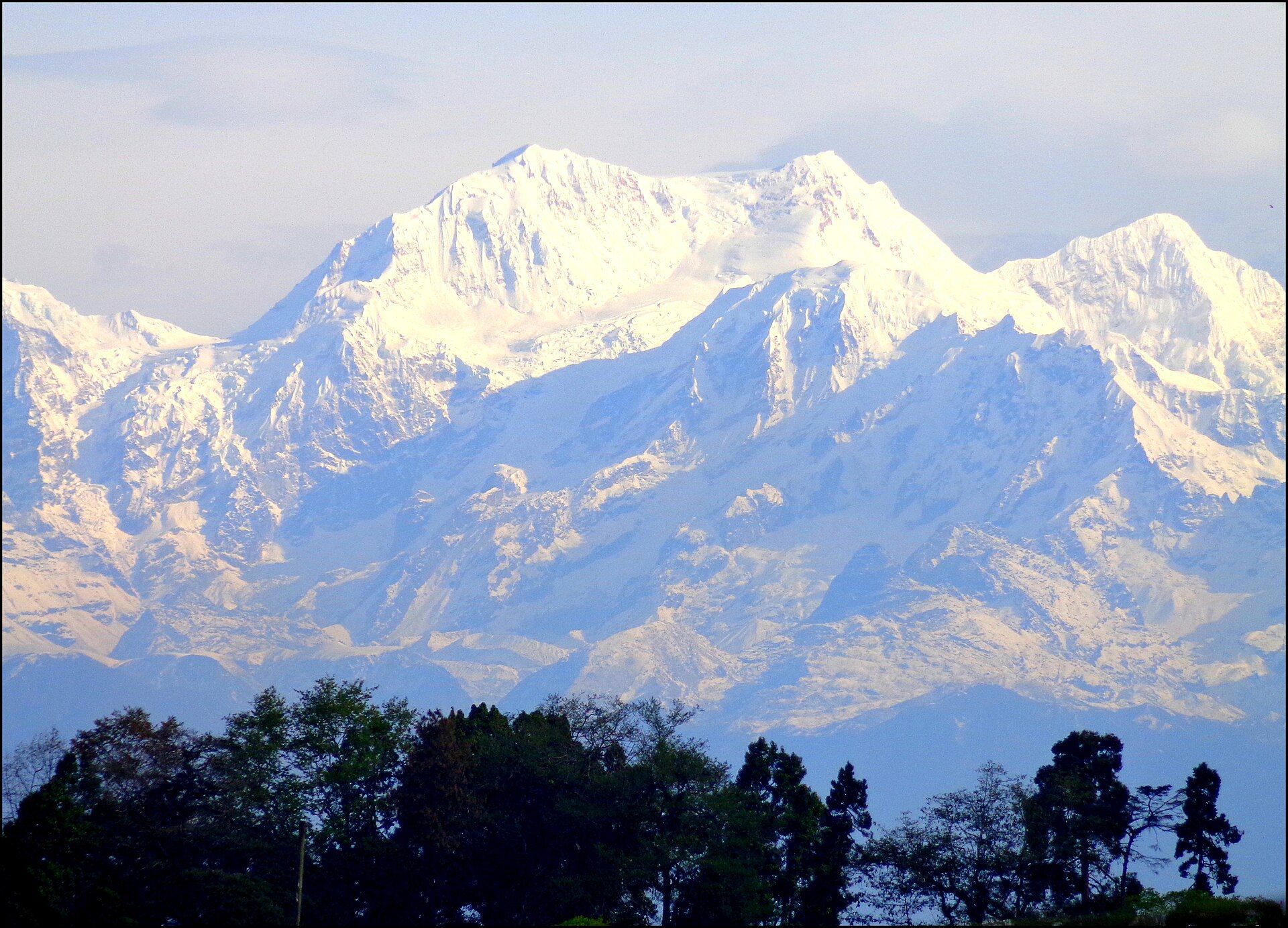 Kanchenjunga range seen from Darjeeling