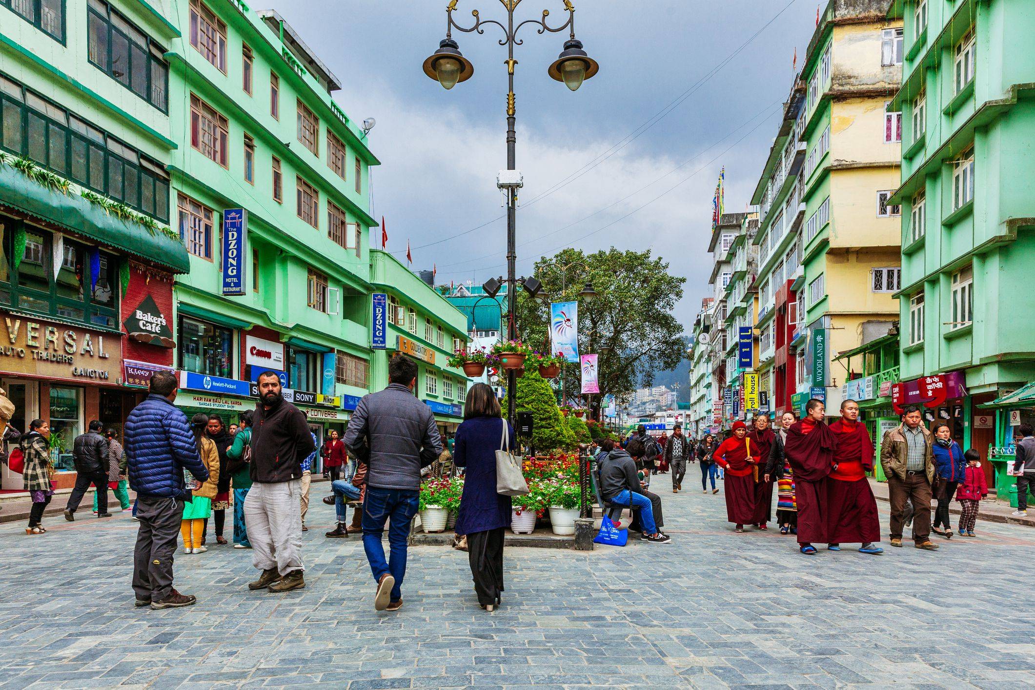 MG Marg pedestrian street in central Gangtok