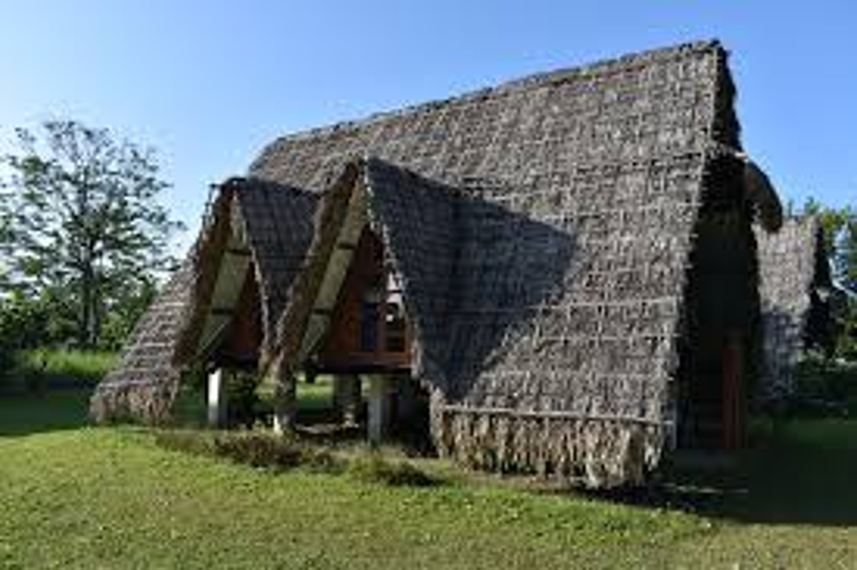 A traditional Tangsa village house in Miao, the gateway to Namdapha National Park.