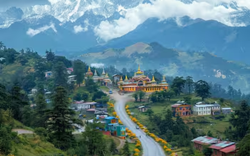 Breathtaking mountain views in Arunachal Pradesh.