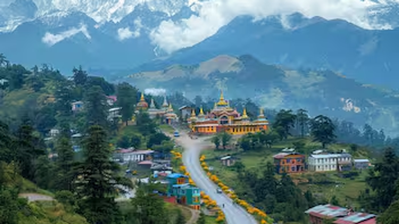 Breathtaking mountain views in Arunachal Pradesh.