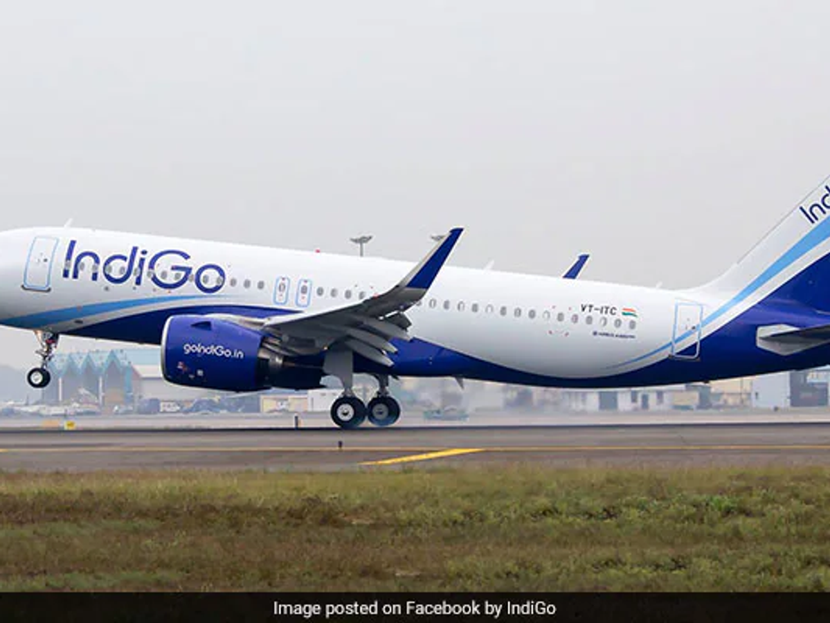 IndiGo aircraft at Guwahati airport