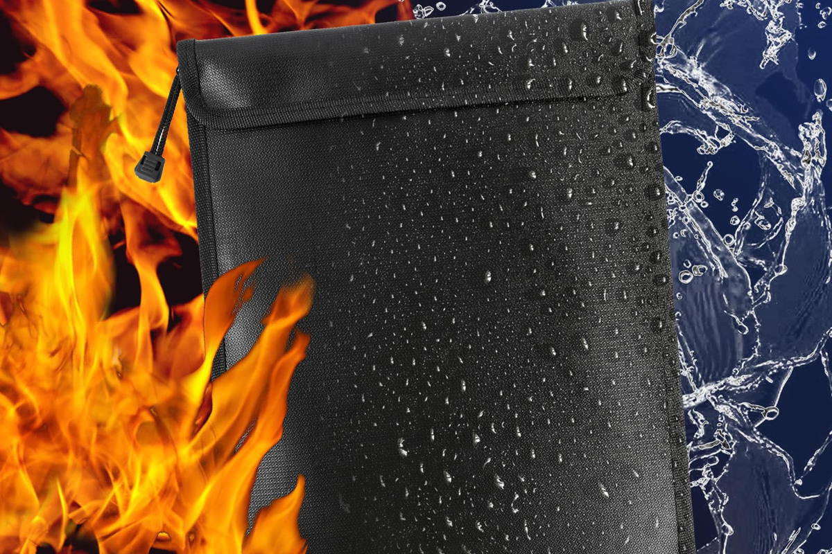 Essential travel accessories for Arunachal Pradesh: waterproof cash pouch and high-capacity power bank.]