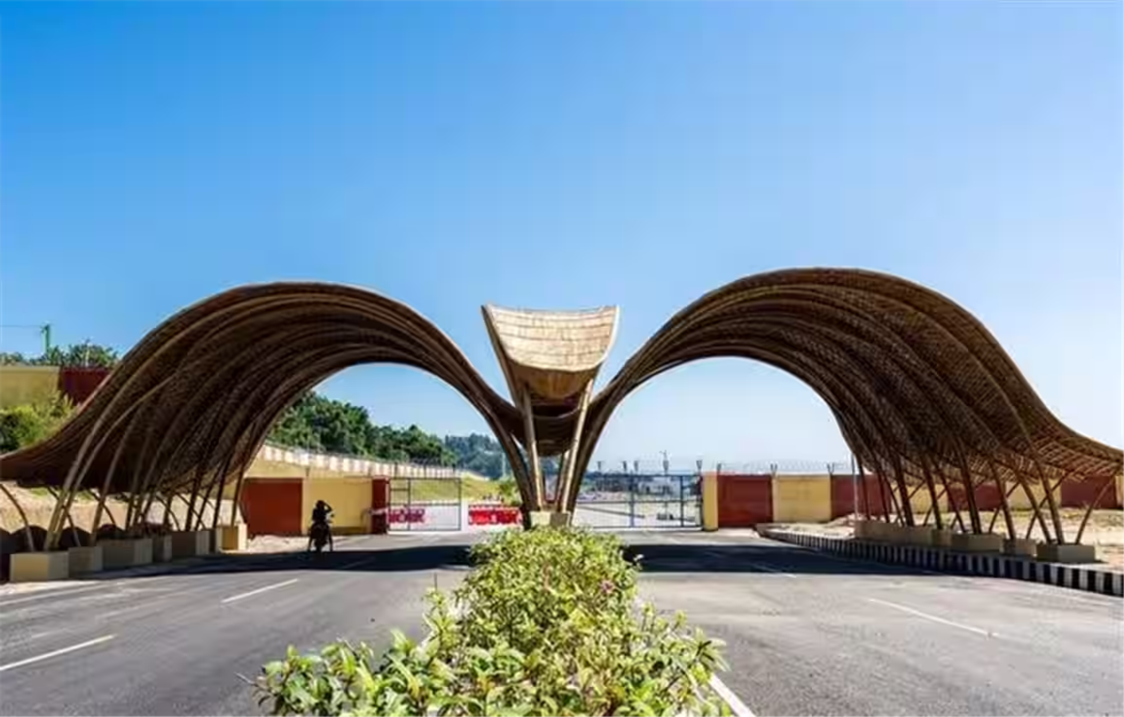 : The Donyi Polo Airport in Hollongi, the new gateway to the Ziro Valley Music Festival 2026.]