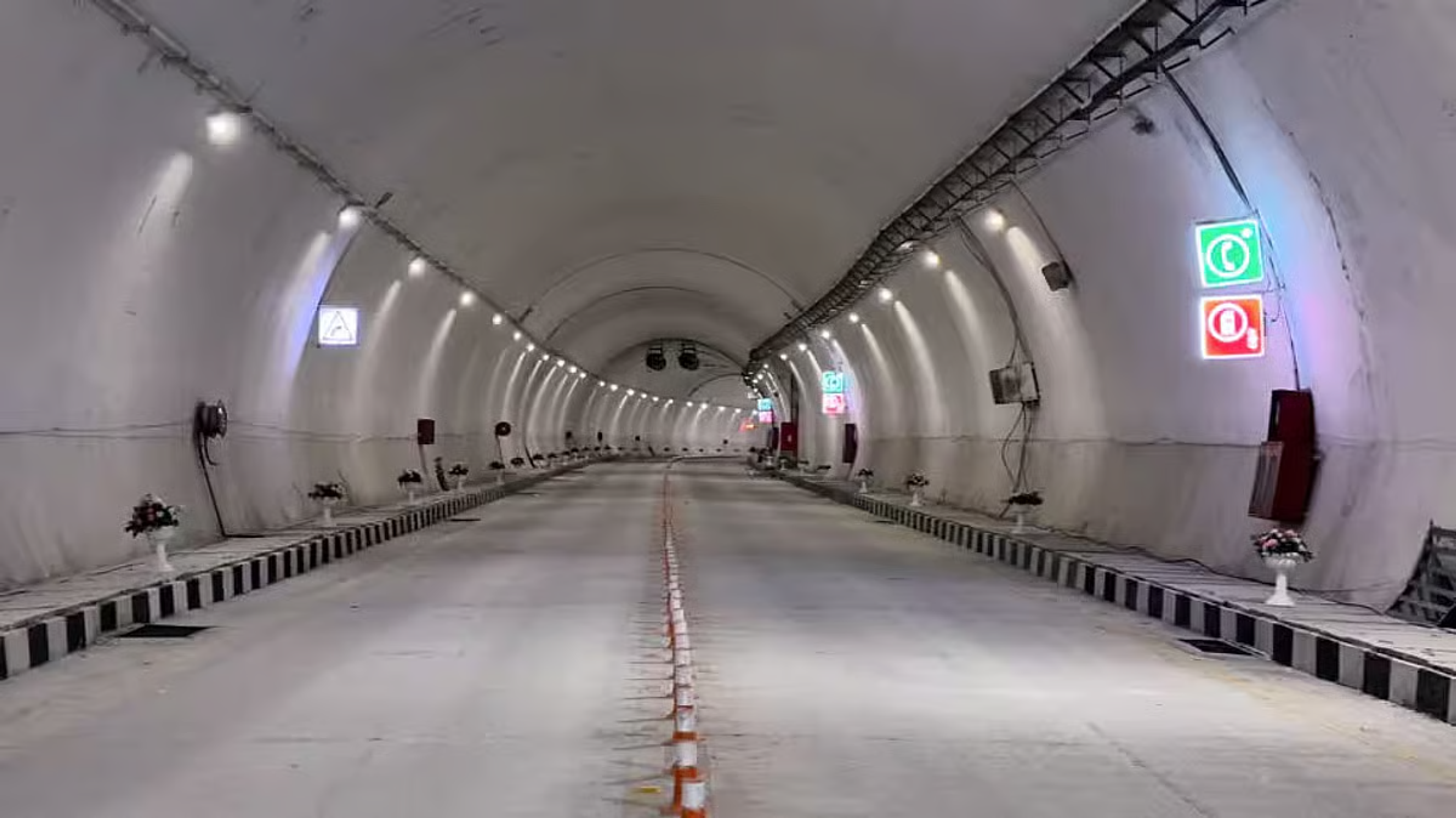 The modern Sela Tunnel in Arunachal Pradesh, providing all-weather access to Tawang.]