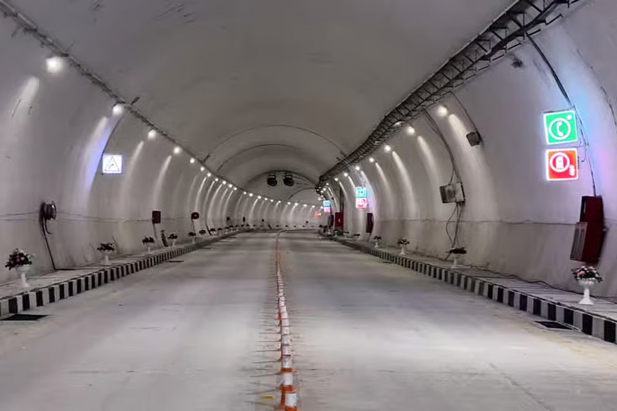The modern Sela Tunnel in Arunachal Pradesh, providing all-weather access to Tawang.]
