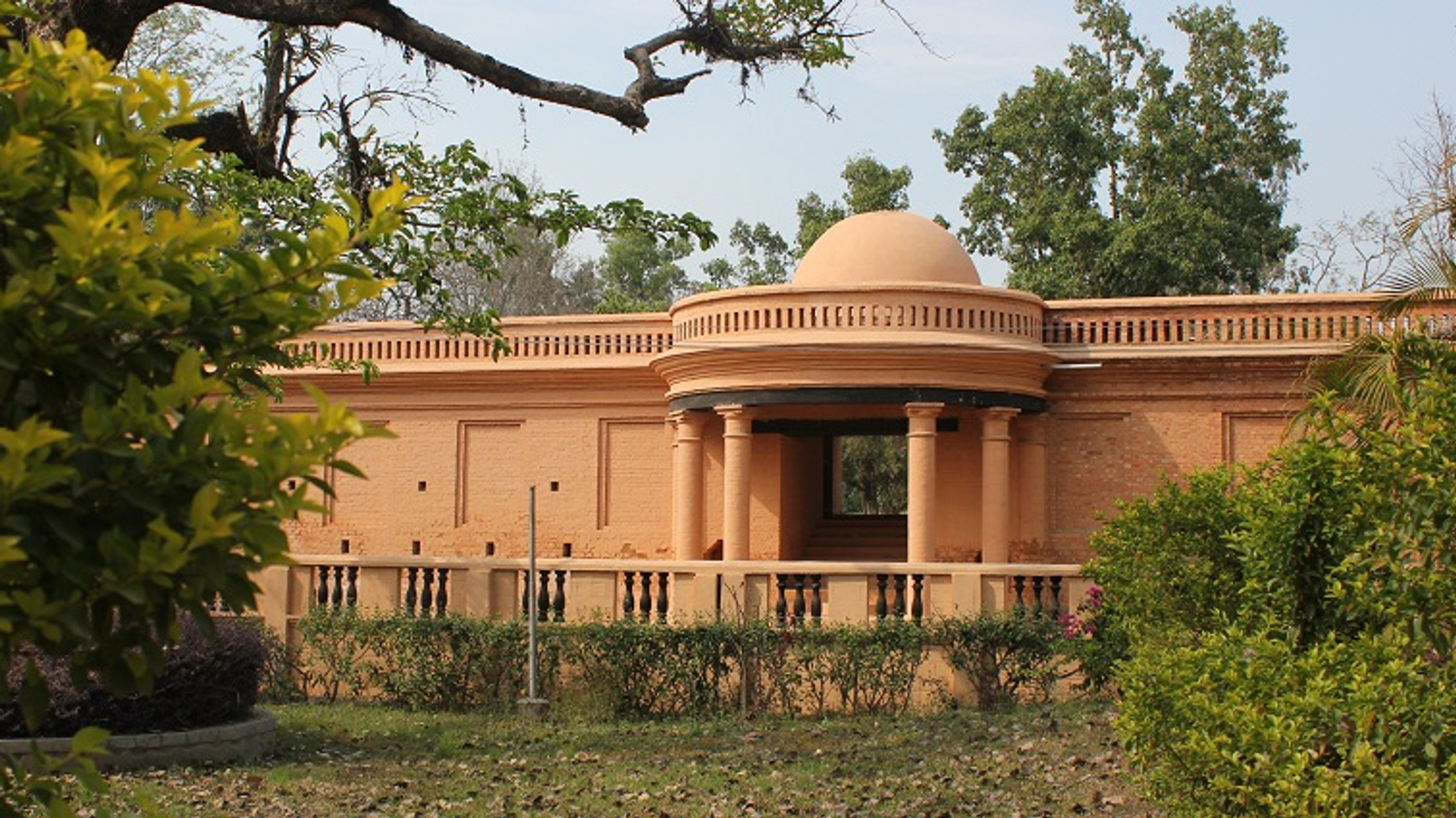Kangla Fort entrance with traditional dragon statues in Imphal, Manipur, a historic royal site of the Meitei kingdom.