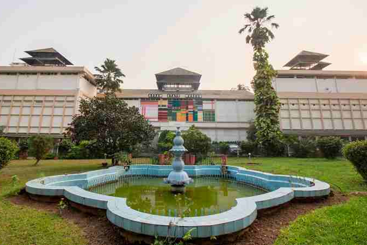 Assam State Museum Guwahati artifacts history Ahom dynasty Mughal-Assam wars.