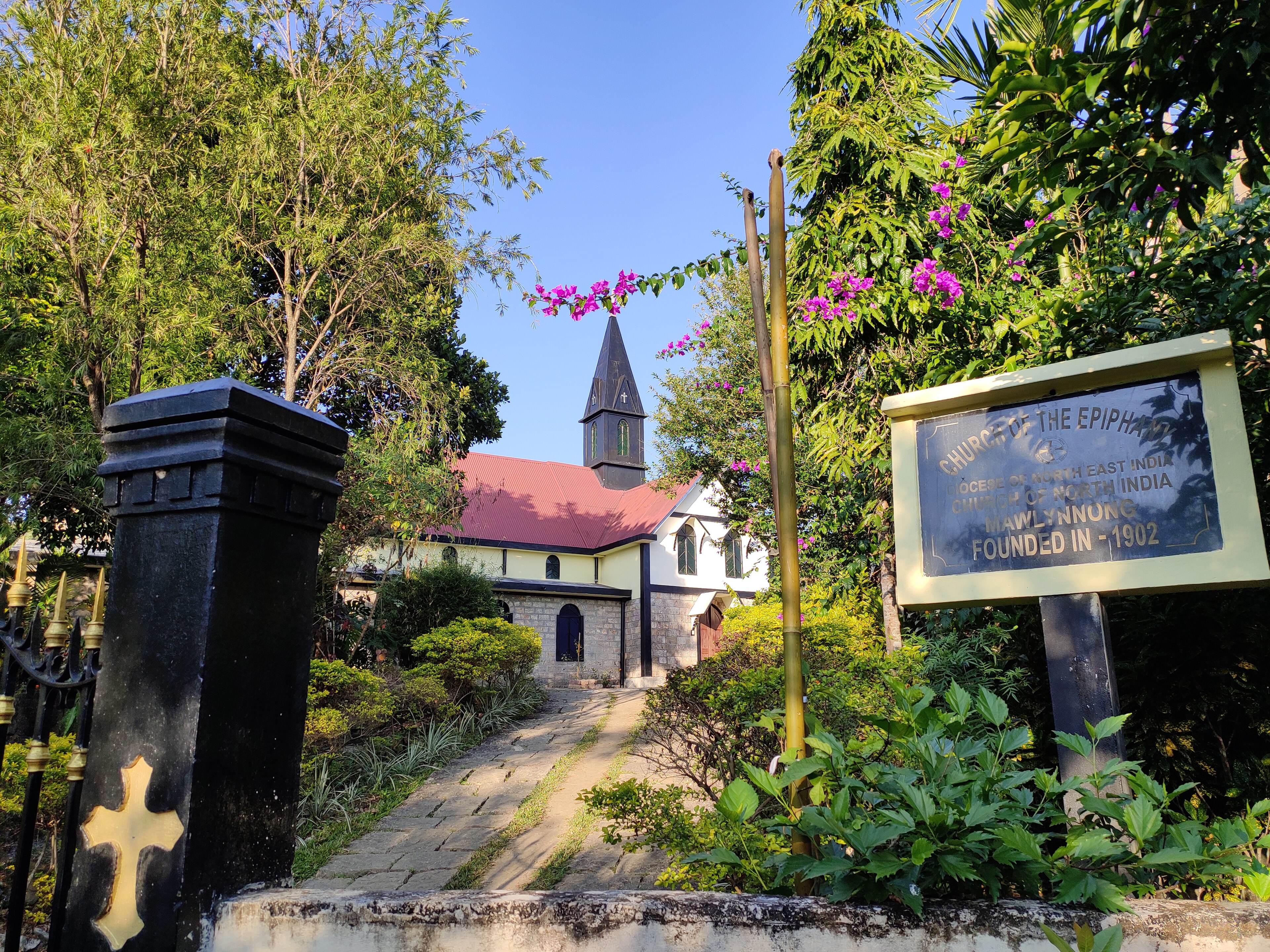 The Church of the Epiphany in Mawlynnong