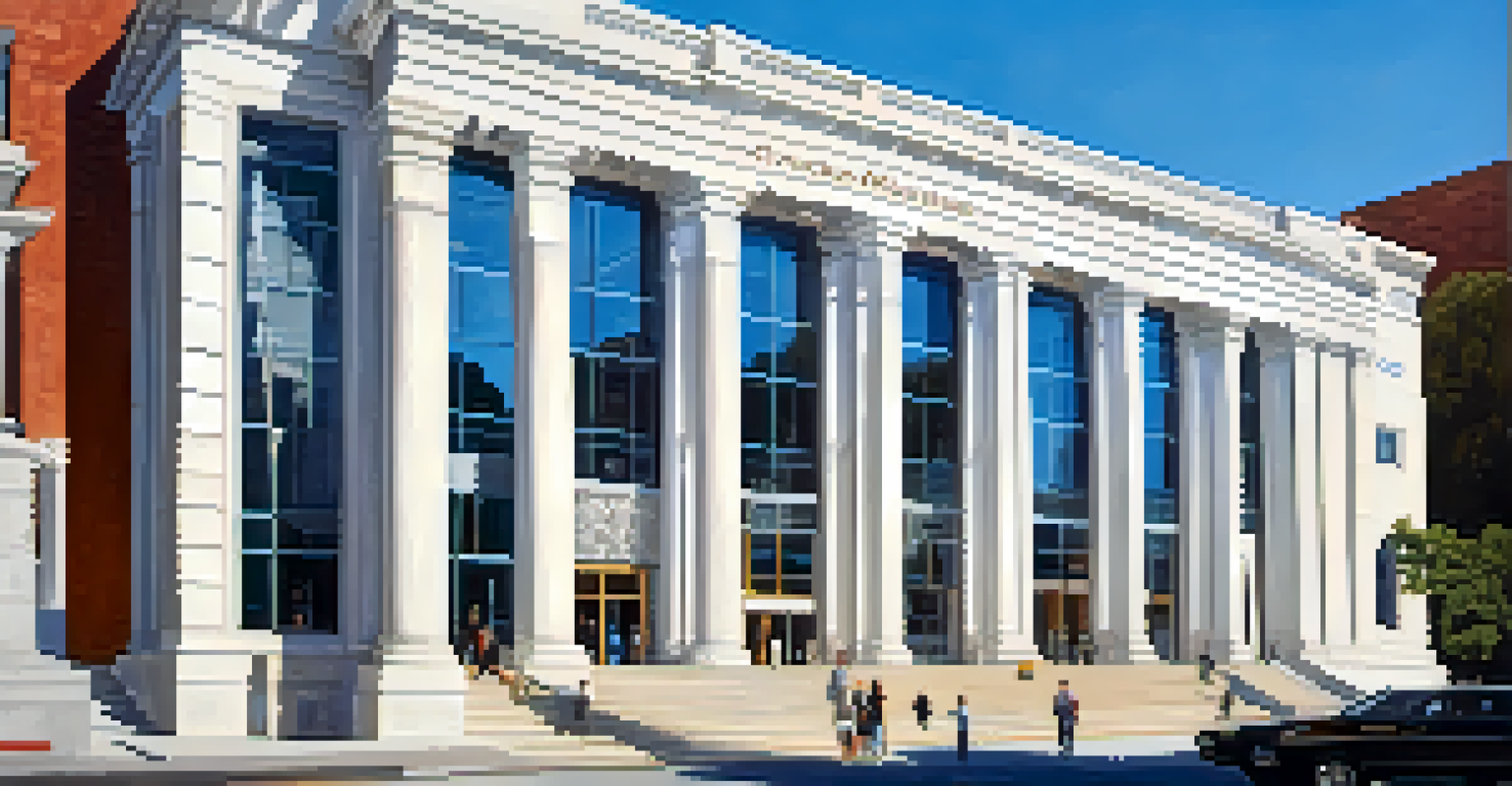 The exterior of the Crocker Art Museum, showcasing a blend of historic architecture and modern design, with visitors entering.