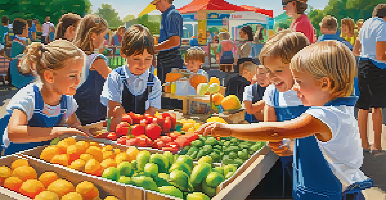 Children engaging in an educational exhibit about agriculture at the California State Fair.