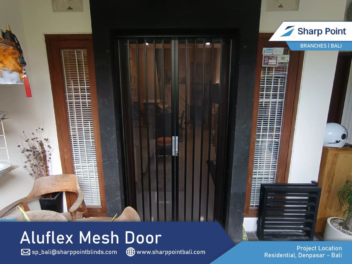 Aluflex Mesh Door Black Residence, Denpasar 09 08 2025 Rus (3)